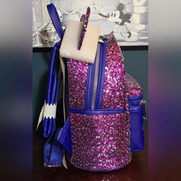 Loungefly Disney Parks Paris 30th Anniversary Sequin Backpack main image 3